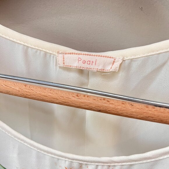 Pearl Womens S Sleeveless Printed Floral Top Polyester - Picture 2 of 5